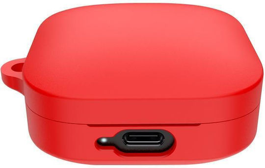 Case Silicone in Red color for Redmi Buds 6 Active