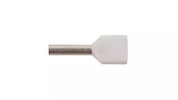 Terminale Electrică Izolate Hi 2x0.75/8 Alb Ergom E08kh-02020104121 100 Bucăți