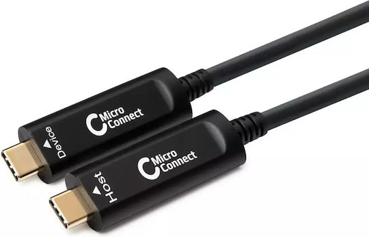 Microconnect USB 2.0 Кабел USB-C Мъжки - USB-C Черен 15м W125897734