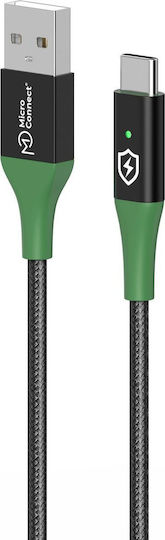 Microconnect USB 2.0 Кабел USB-C Мъжки - USB-A Черен 2м W128867724