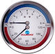Термоманометър 1/2" 80мм 0-120 0-6 Бар Заден