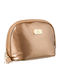 Reise Make-up Tasche In Goldene Farbe Aus Wasserdichtem Synthetischem Material Peterson