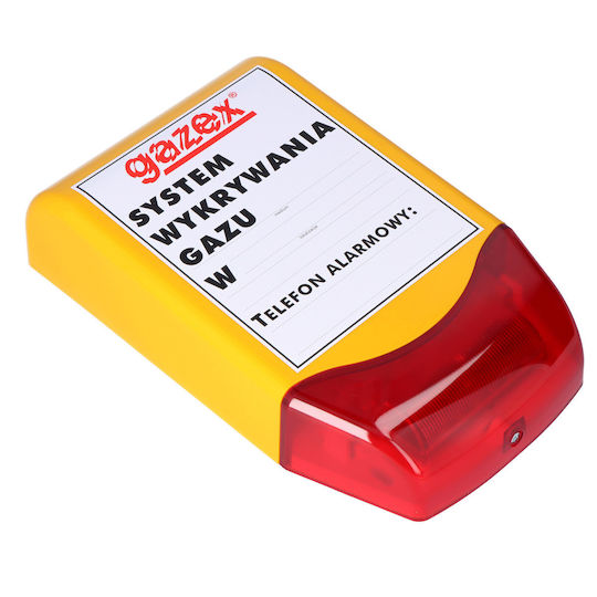 Alarm Siren Outdoor 12V with Rot Light 18.3x31cm