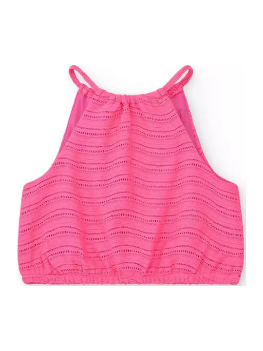Kids' Shirt Sleeveless Fuchsia