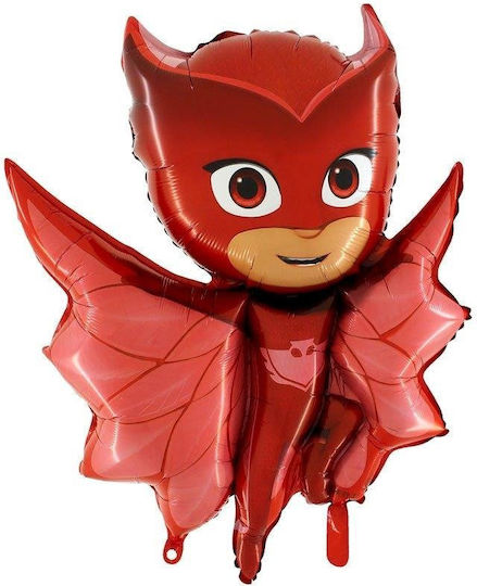 Μπαλόνι Γενεθλίων PJ Masks Foil Jumbo Κόκκινο 92εκ.