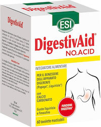 ESI DigestivAid No Acid 60 μασώμενες ταμπλέτες ESI DigestivAid No Acid 60 μασώμενες ταμπλέτες
