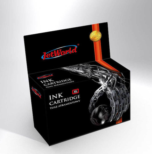 Jetworld Schwarze Tinte HP 350 XL Kompatible Generalüberholte Tintenpatrone CB336EE