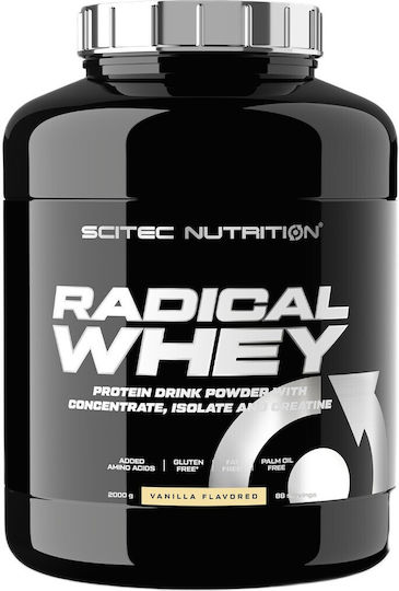 Scitec Nutrition Radical Whey Proteină Din Zer cu Creatină Fără gluten cu Aromă Vanilie 2kg