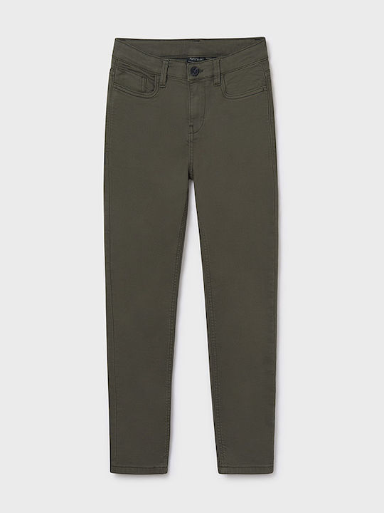 Kinder Schlaghose Jeans Grün