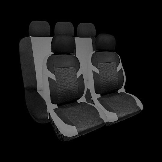 Ototop Car Cover Set 9pcs Polyester Gray