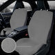 Car Seat Back 2pcs Towel Gray