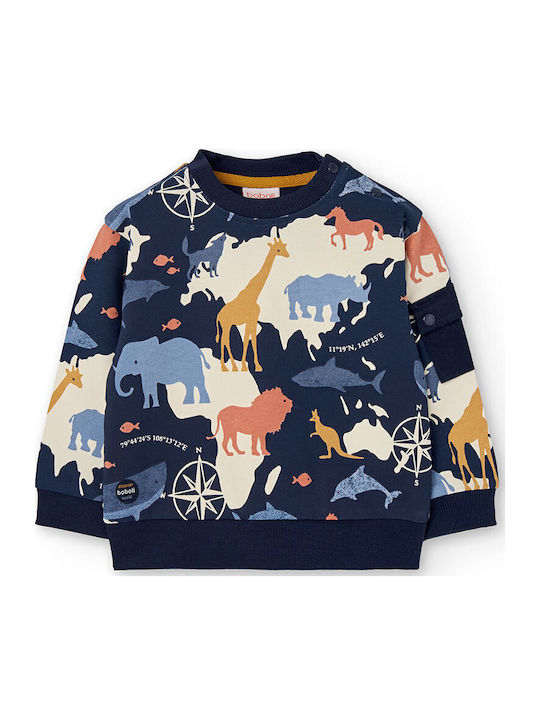 Fleece Παιδικό Φούτερ Μπλε