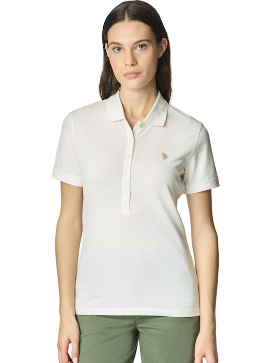 Mya Women's Polo Blouse Bianco Giallo