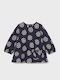 Kinderkleid Langärmelig Navy Blue