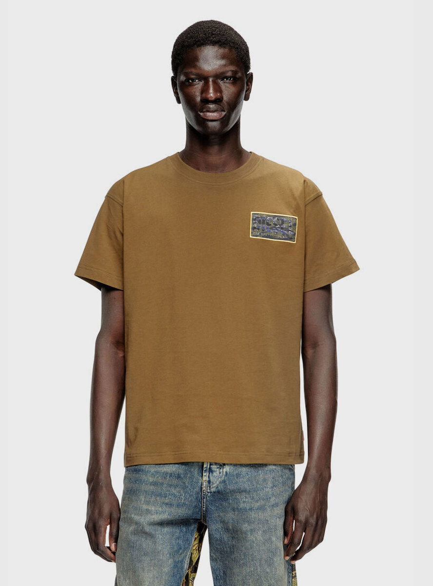 Diesel T-shirt Green A19344-0AGRI-5FP | Skroutz.mt