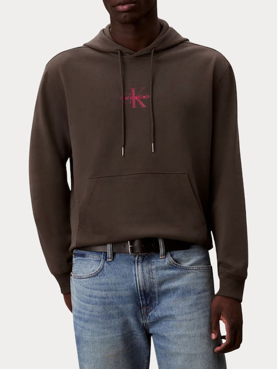 Calvin Klein Sweatshirt mit Kapuze BELUGA