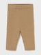 Kinder Leggings Lang Dark Beige