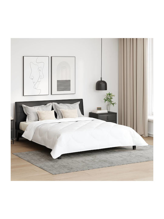 vidaXL Duvet Set Double with Microfiber Filling...