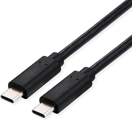 Roline USB 4 Video Cable USB-C male - USB-C 240W PD Μαύρο 1m 11.02.9082