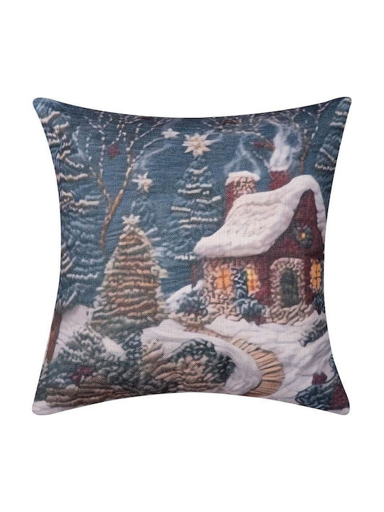 Silk Fashion Christmas Decorative Square Pillow...