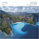 Militos Ionio Myrtos Kefalonia Daily Wall Diary 2026 28x28cm