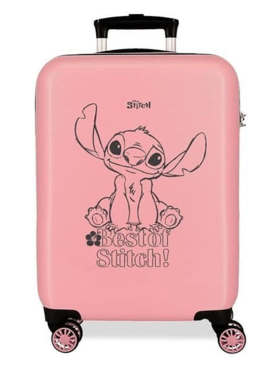 Disney Best Of Stitch Kids Cabin Hard Suitcase with 4 Wheels Height 55cm