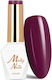 Molly Nails Semi-Permanent Nail Polish 497 with Glitter 8gr 1pcs