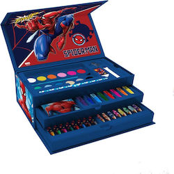 Spiderman Σετ Ζωγραφικής σε Βαλιτσάκι 52τμχ