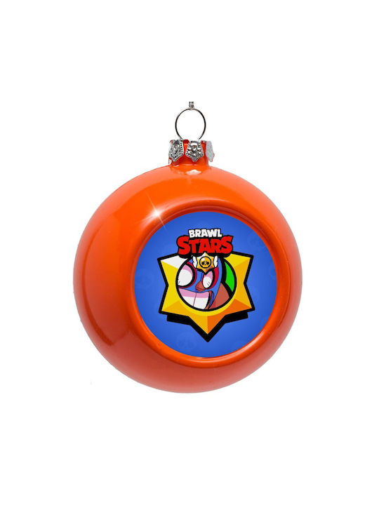 Brawl Hanging Ball Ornament Ornament Plastic Orange 8cm