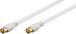 Goobay Καλώδιο Δορυφορικής F-Connector male - F-Connector male 2.5m (62744)