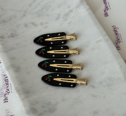 Hey Beauty Backstage Hair Clips In Black Cherry