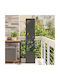 vidaXL Topf Metallisch Black 32x140cm.