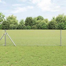 vidaXL Plasă de sârmă Galvanizat Gri 0.8x50m