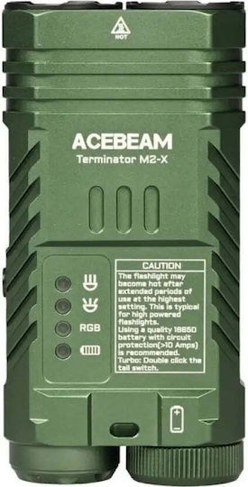 Acebeam Flashlight LED with Maximum Brightness 3200lm M2-x Green