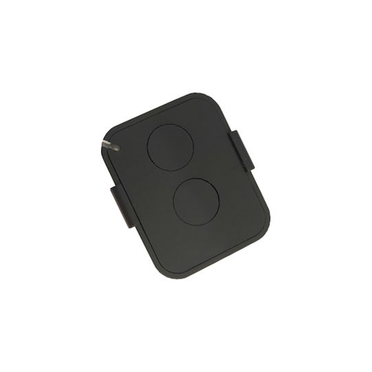 Carcasă Telecomandă Garaj Nice Neagră 2 Butoane 1136-f