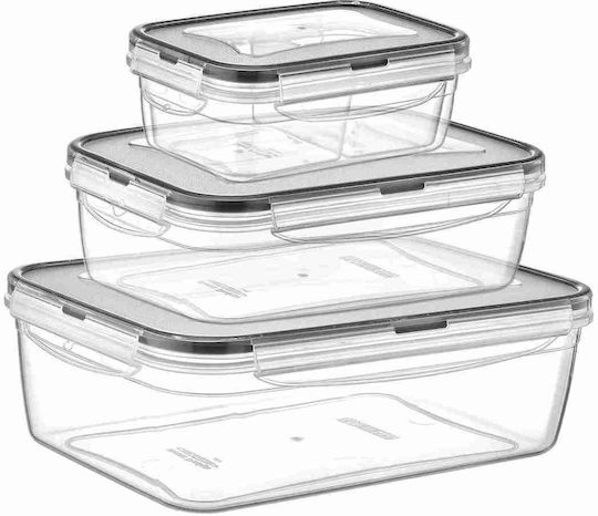 Plast Art Set Mittagsboxen 3 Stück