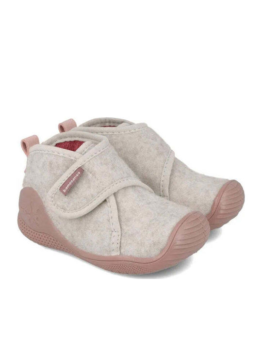 Biomecanics Kinderhausschuhe Stiefel Beige