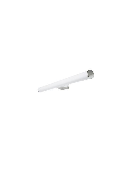 Adeleq Lampa De Perete Cu LED Integrat Și Lumină Alb Natural Argintie 60x4.5cm