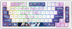 Redragon K681AGG-RGB-PRO Ασύρματο Μηχανικό (Αγγλικό US)