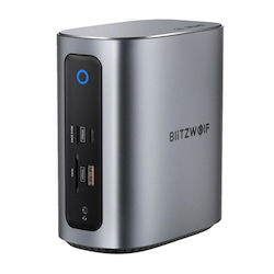 BlitzWolf USB-C Докинг станция с HDMI/DisplayPort 4K PD Ethernet (BW-TH15) BlitzWolf USB-C Докинг станция с HDMI/DisplayPort 4K PD Ethernet (BW-TH15)