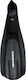 XDive Elver Diving Flippers Long Black/Grey