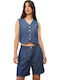 Damen-Set mit Bermuda Blau