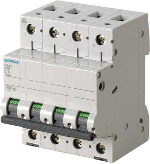 Circuit Breaker 4P B 32A 6kA AC 5SL6432-6