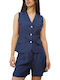 Damen-Set mit Bermuda Blau