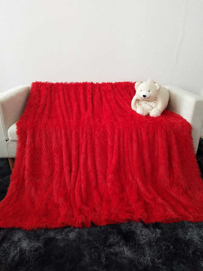 Cotton Market Одеяло Пухкава Единично 160x200см. Червено