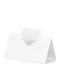 Table Place Cards Heart 9 X 6.5 Cm 1 Pack 10 Pieces