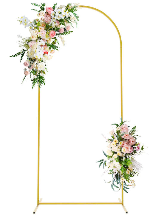 Rechteckiger Ballonbogenrahmen 200x100 cm Gold