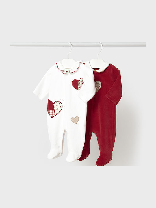 Mayoral Baby-Strampler Kirschrot