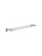 Interflex Ράγα Μπάνιου Διπλή Επιτοίχια με Βίδες ​59.8x12cm Ασημί