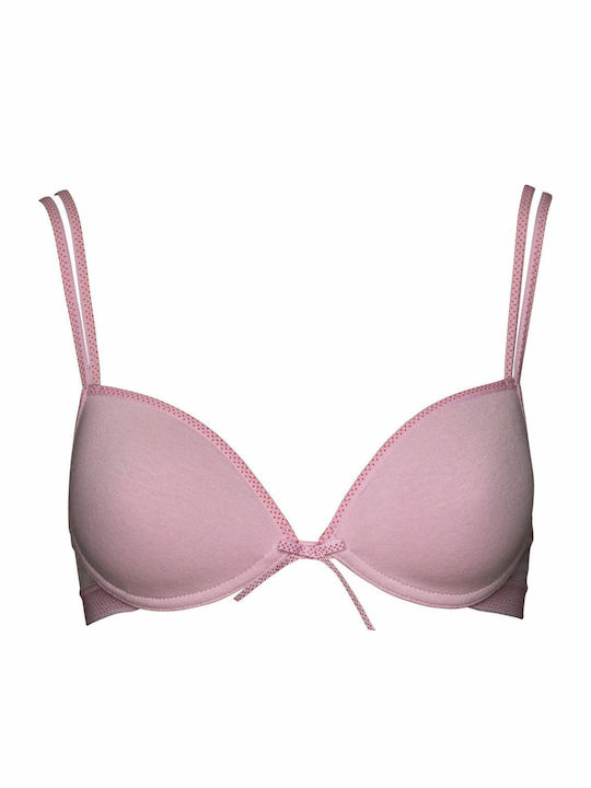 Line Bra without Underwire Pink
